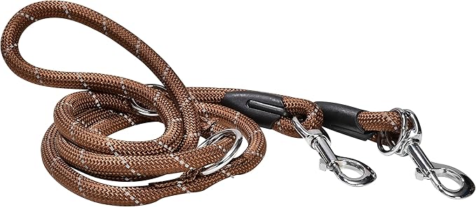 Vodilica Nylon Bobby pletena 1,2x124cm smeđa