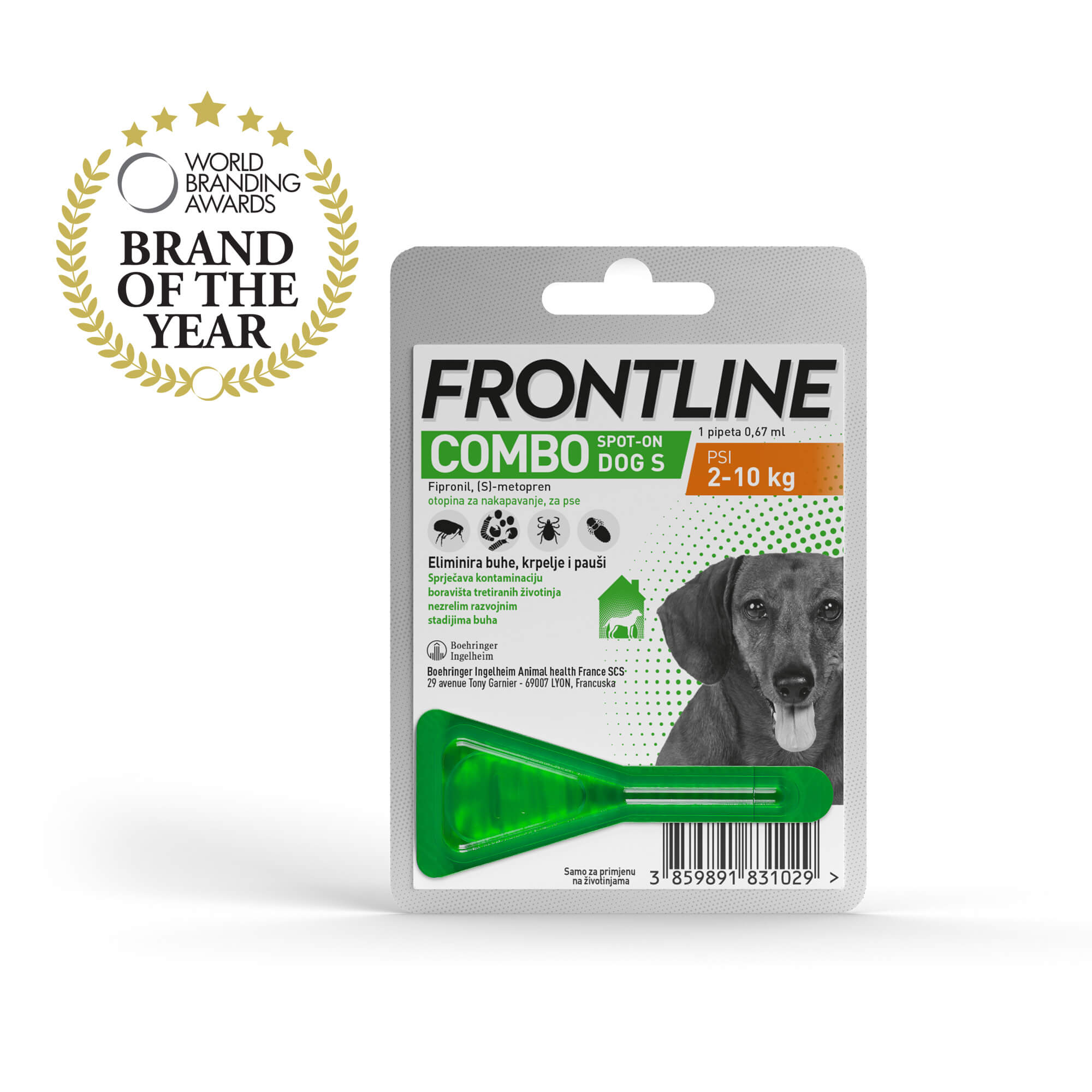 Frontline Combo 2-10kg 0.67ml S p.1/10