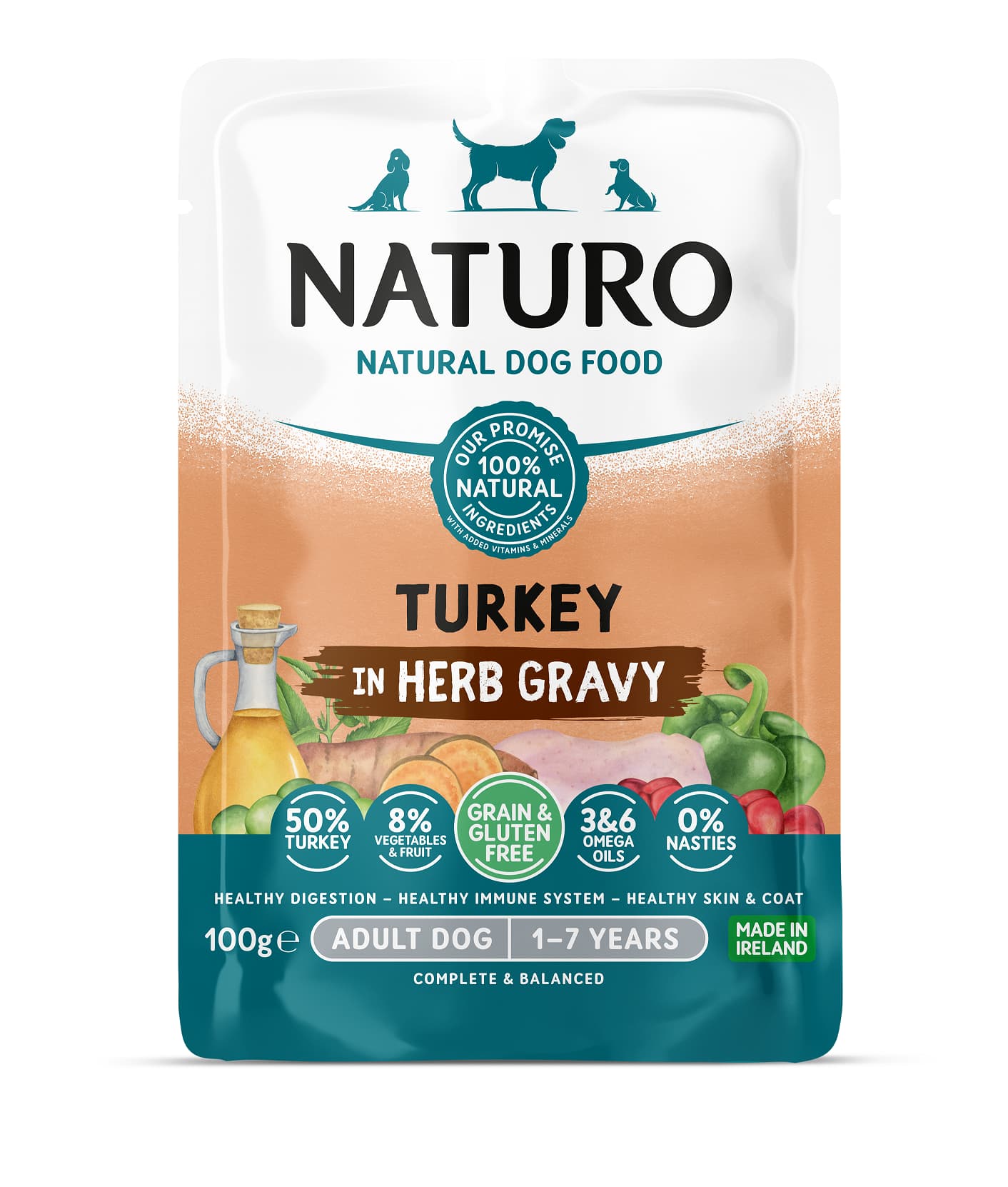 Naturo vreć.100g Grain&Gluten Free pura umaku 1/12