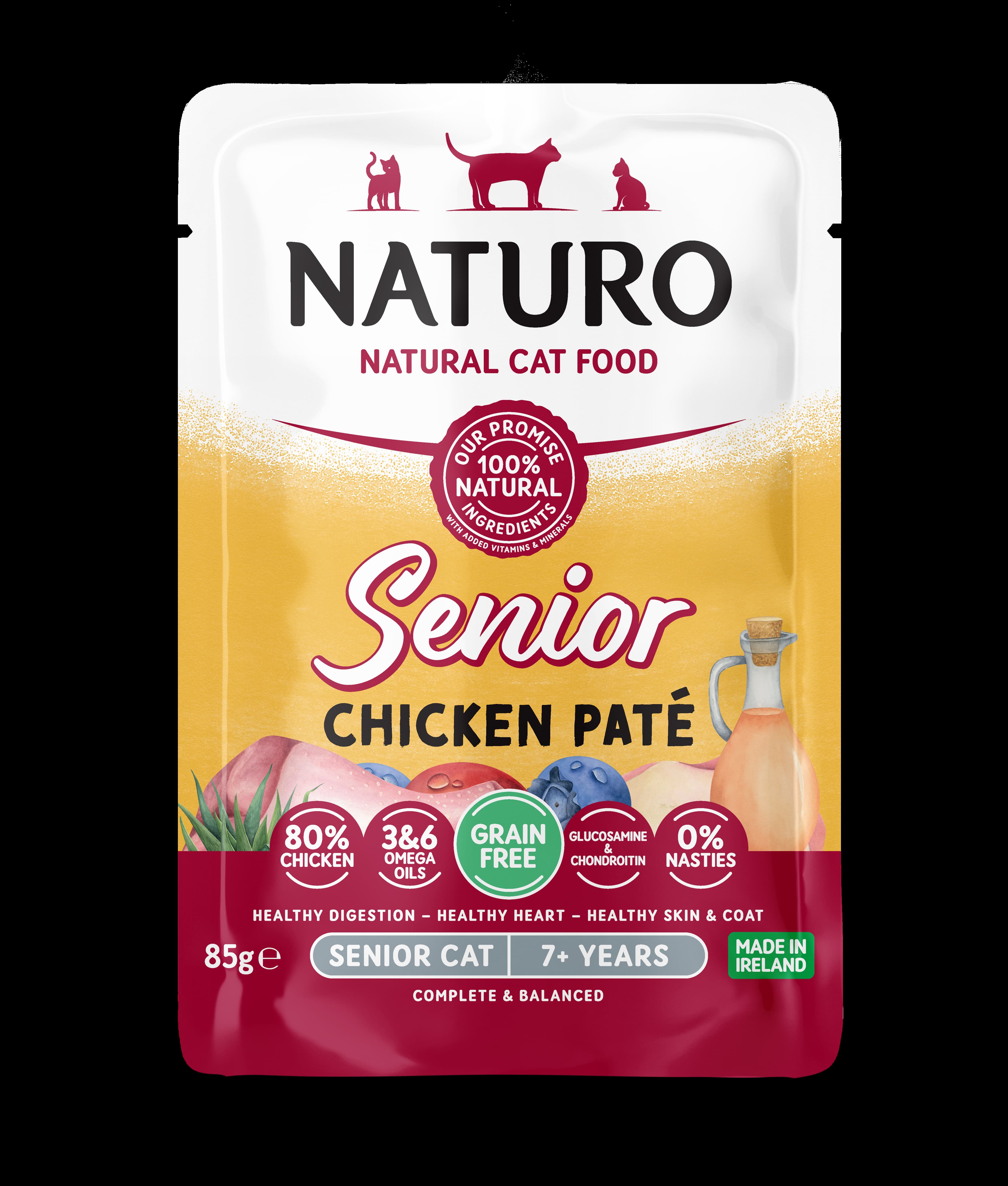 Naturo Cat vreć. 85g Senior pile paté 1/12