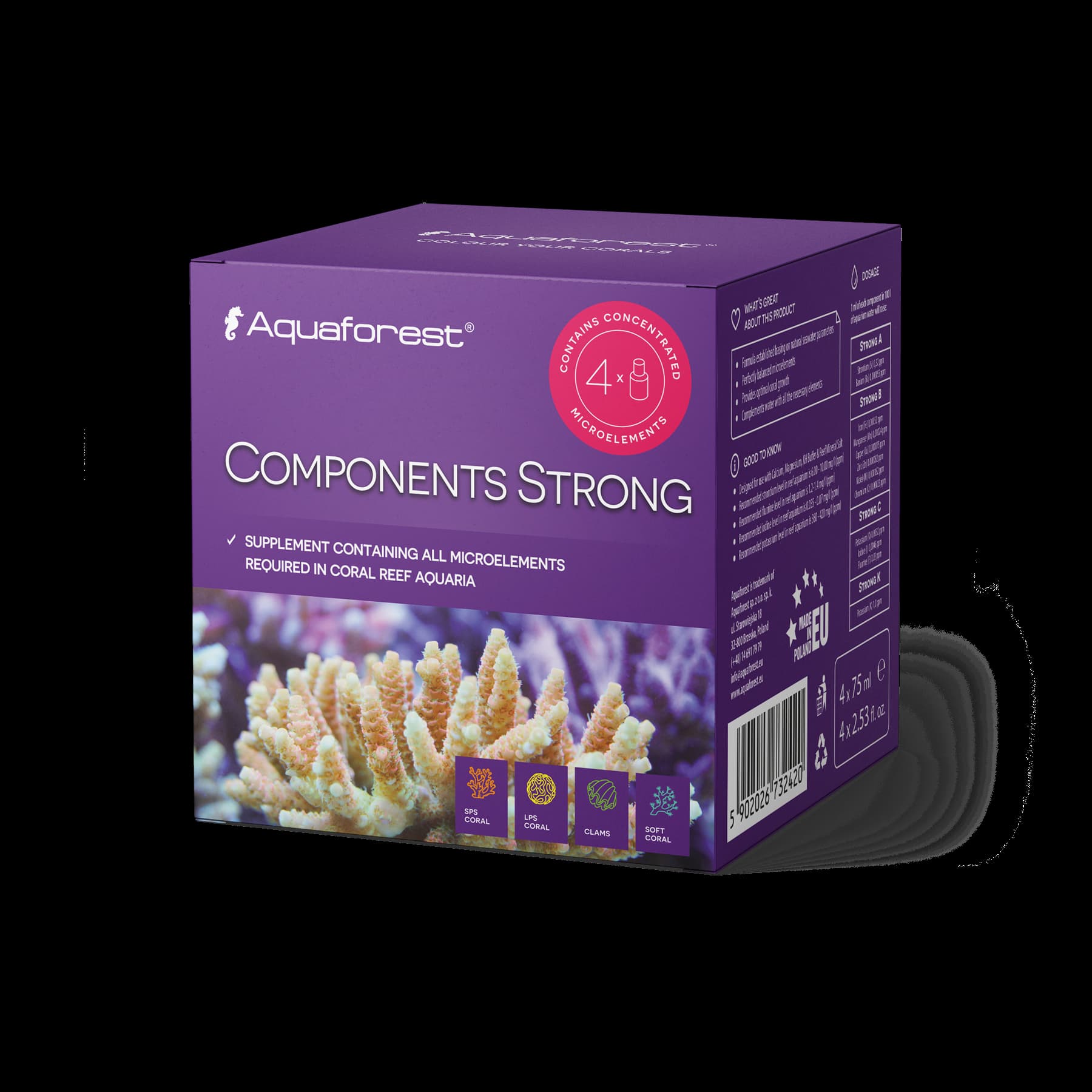 Aquaforest Components Strong 4x75ml