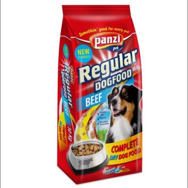 Panzi dry Regular dog 10kg Adult govedina
