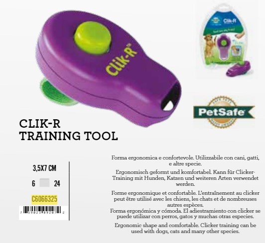 Kliker za trening 3,5x7 ljubičasti