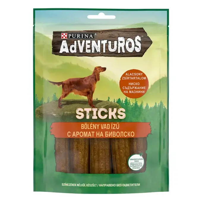 Poslastica za pse Adventuros Sticks 120g 1/6