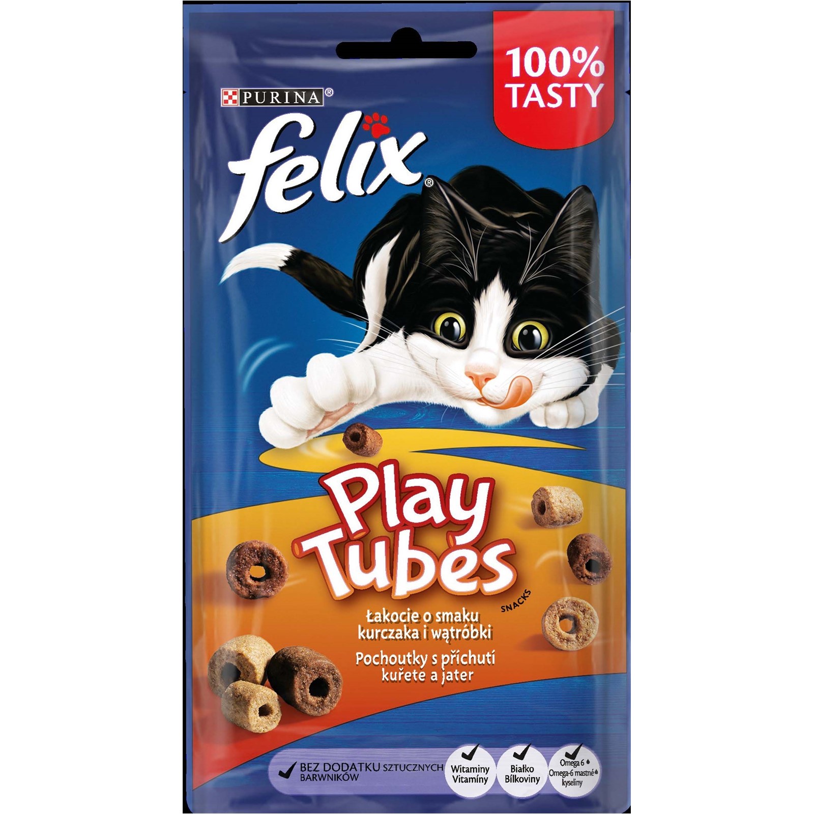 Poslastica za Mace Felix Play tube 50g pile 1/8