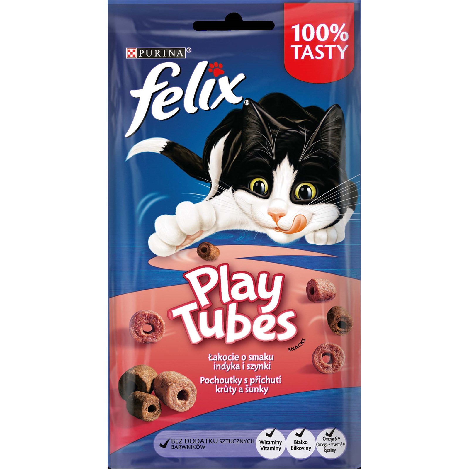Poslastica za Mace Felix Play tube 50g pura 1/8