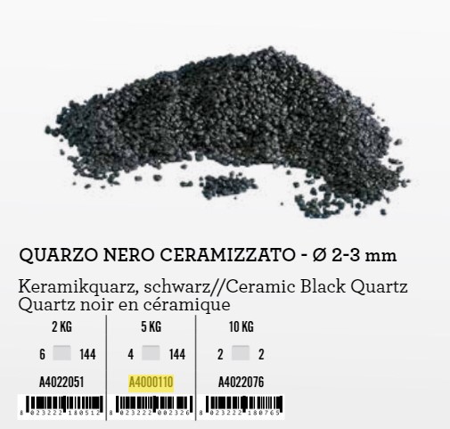 Akvarijski Pijesak Crni 5kg Q. Amtra