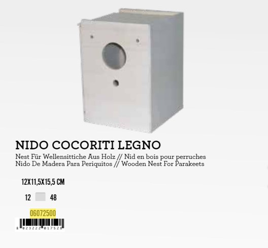 Gnijezdo za ptice NIDO drveno