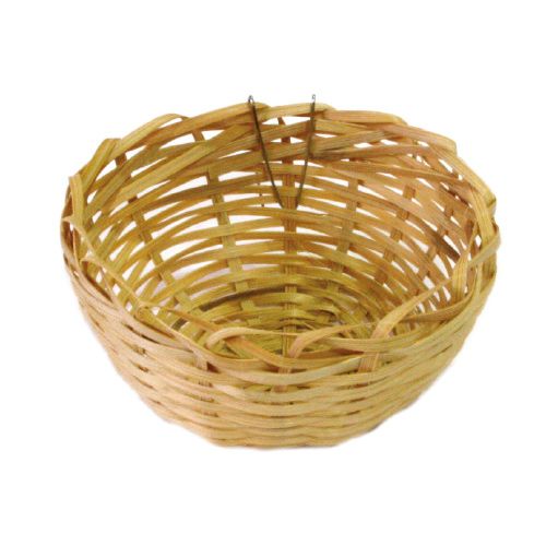 Gnijezdo za ptice bambus 10cm s kukama