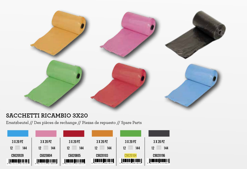 Vrećice za izmet 3x20kom ZELENE