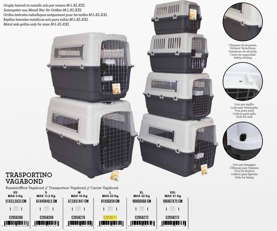 Transporter Vagabund S 61x40x40