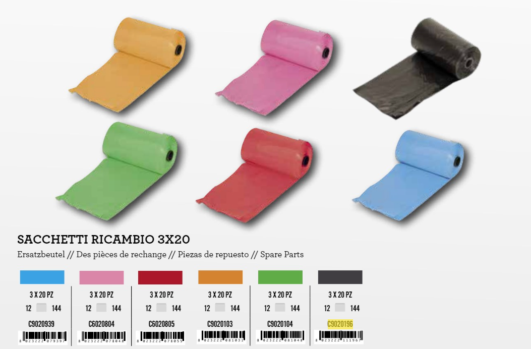 Vrećice za izmet 3x20kom PINK