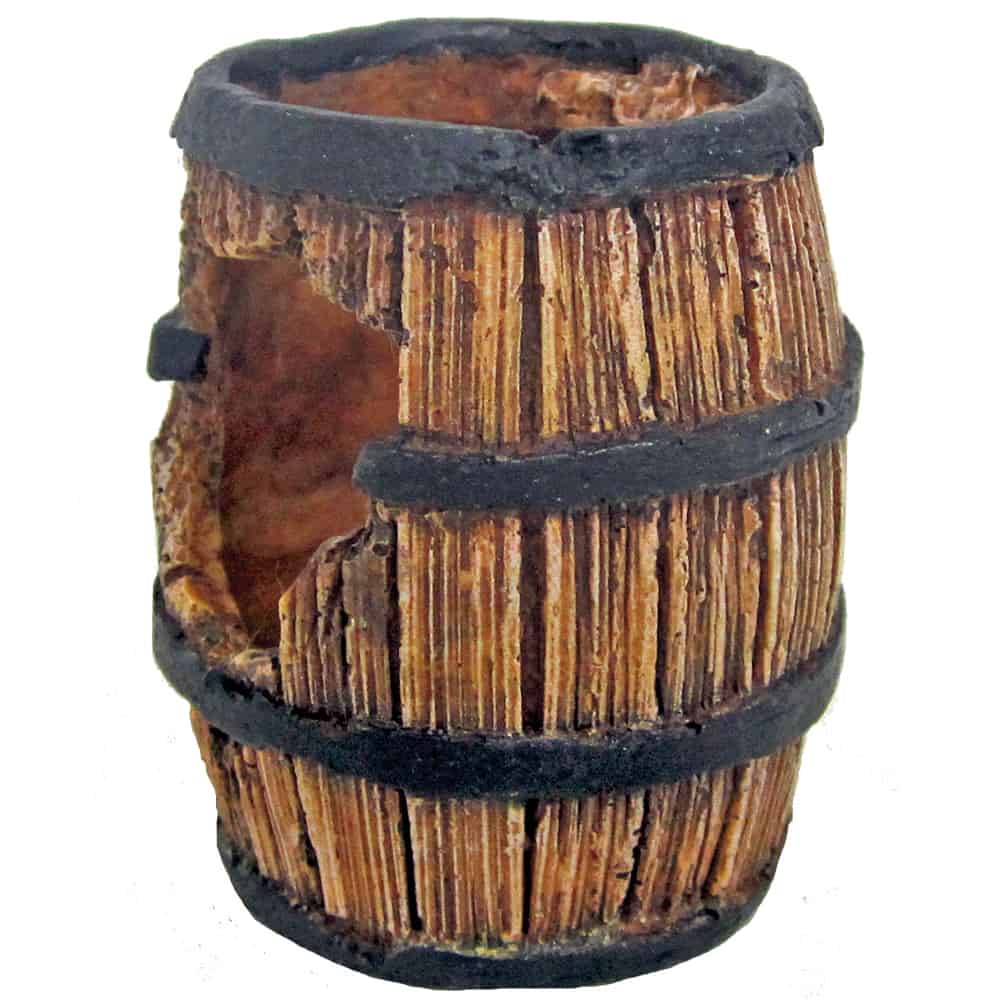 Akvarijski Ukras Bačva s rupom 5x5x5.8cm Amtra