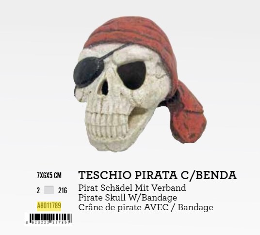 Akvarijski Ukras Gusar s maramom 7x6x5cm Amtra