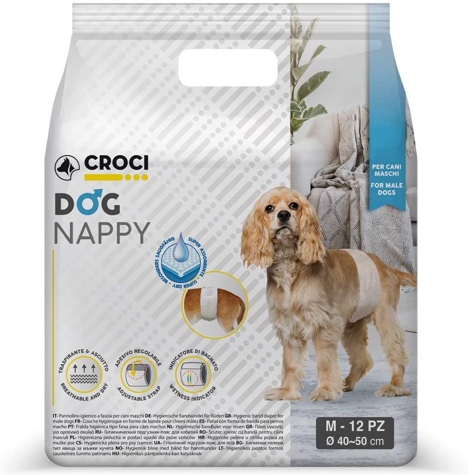 Pelene-pojas M muški psi 40-50cm 12 kom