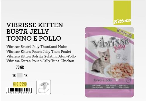 Vibrisse Jelly Kitten Tun/Pil 70g Vr