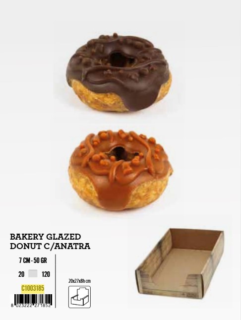 KB Bakery Glased donut 7cm s patkom