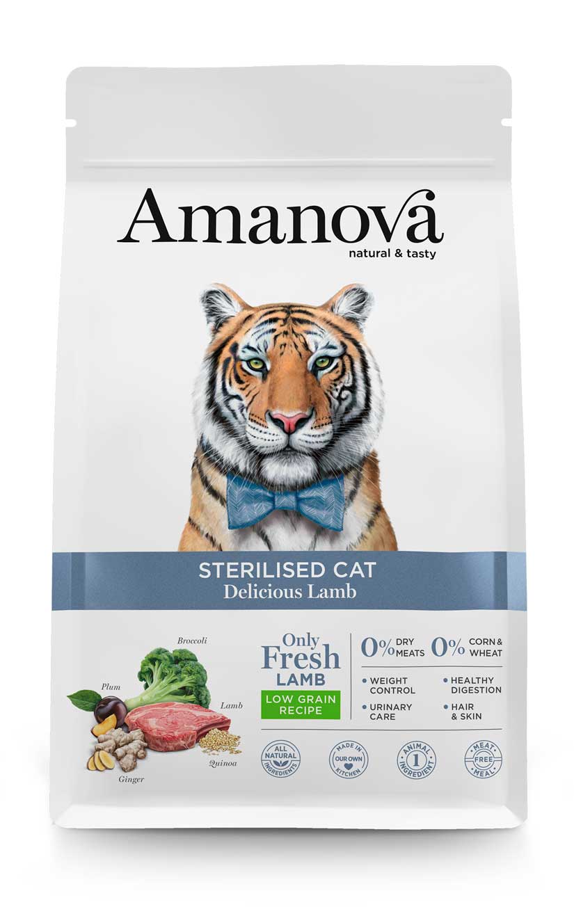 Amanova cat adult Sterilised Delicious janje 300g