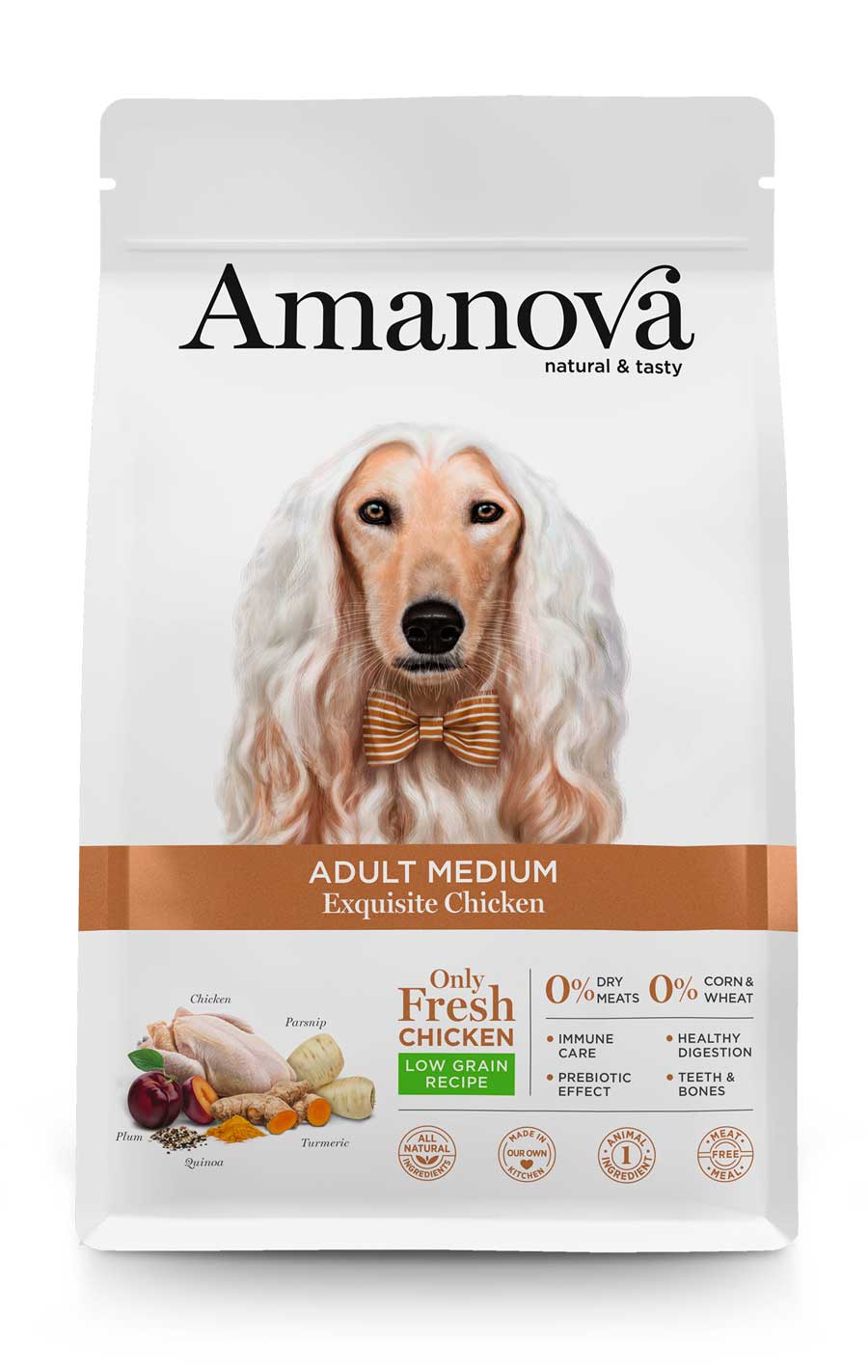 Amanova dog adult medium Exquisite pile 2kg
