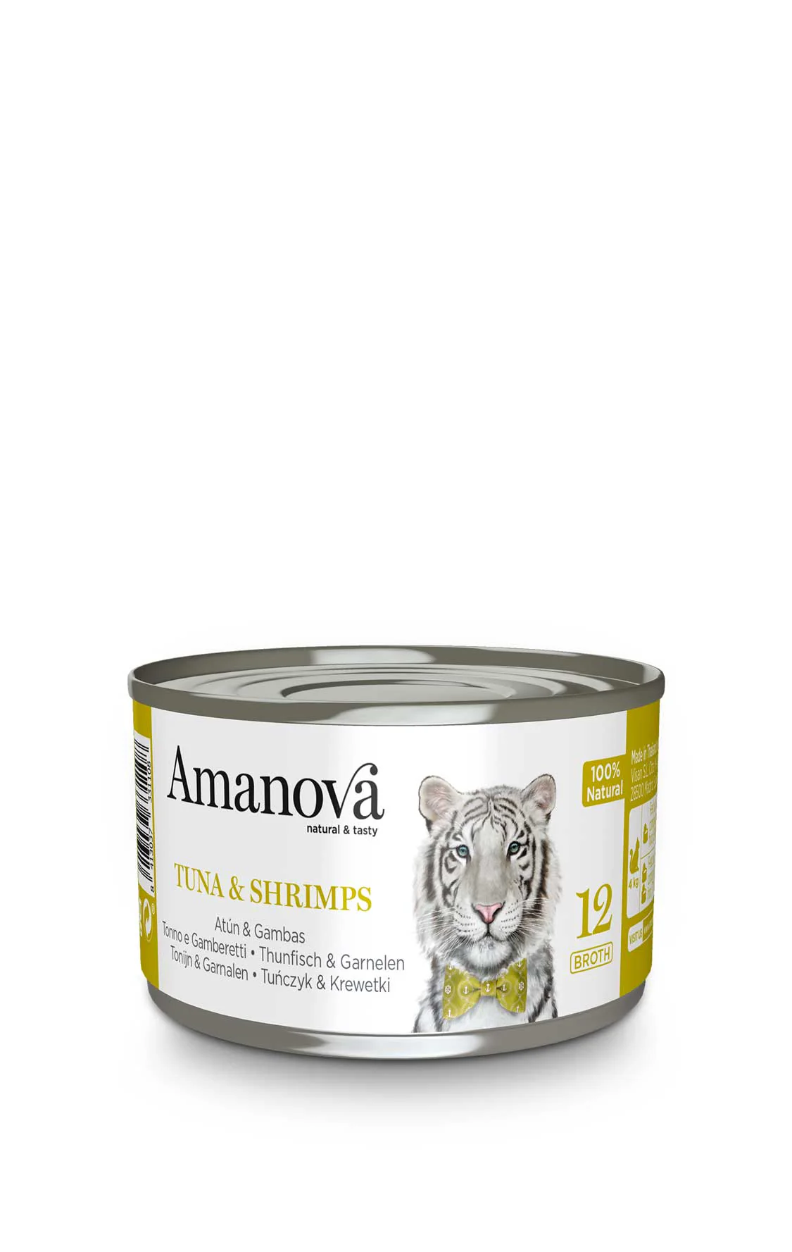 Amanova cat adult konz. 70g tuna/kozice u bujonu
