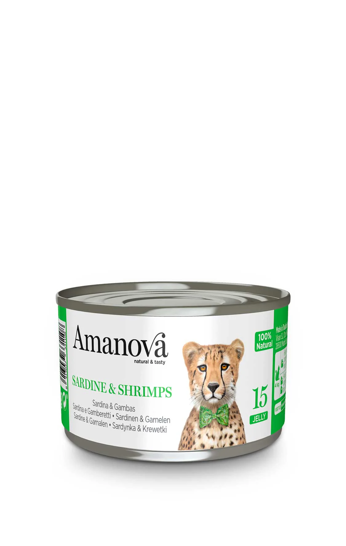Amanova cat adult konz. 70g srdele/kozice u želeu