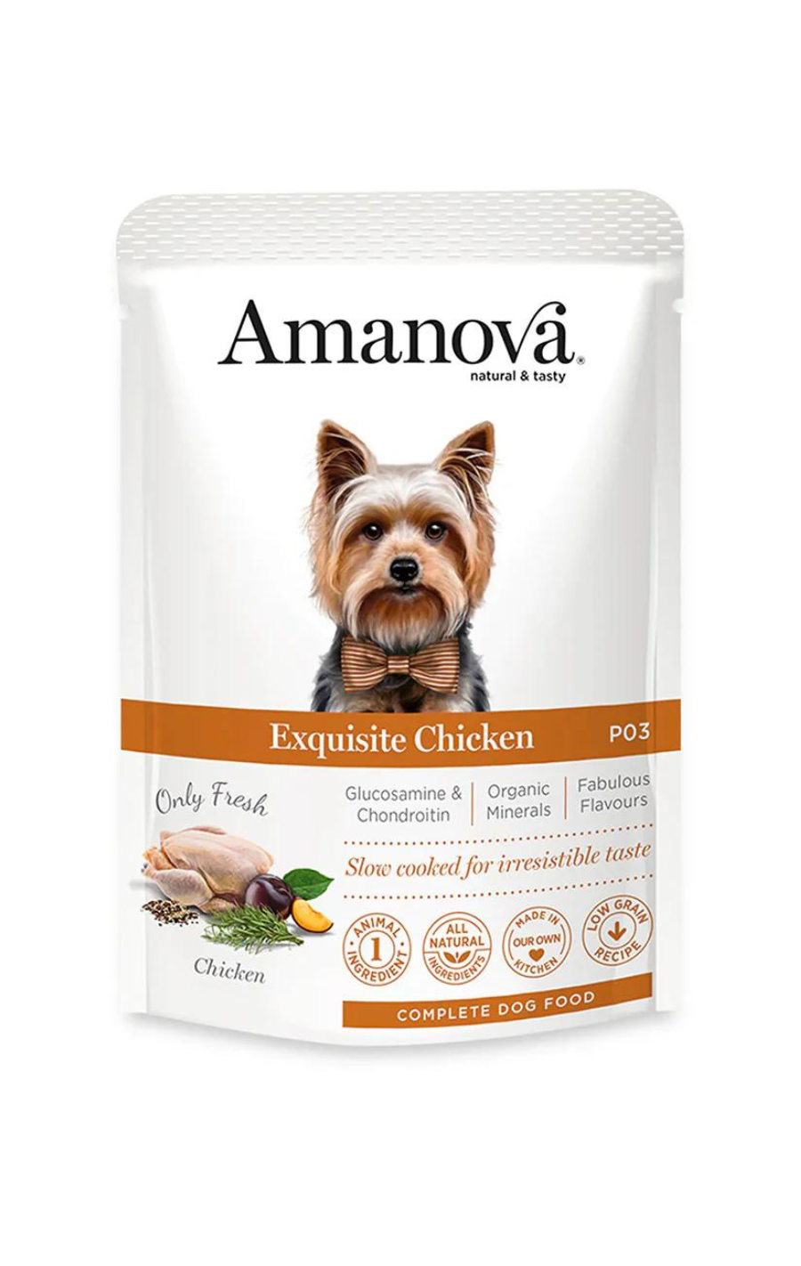 Amanova dog 100g Exquisite piletina 1/12