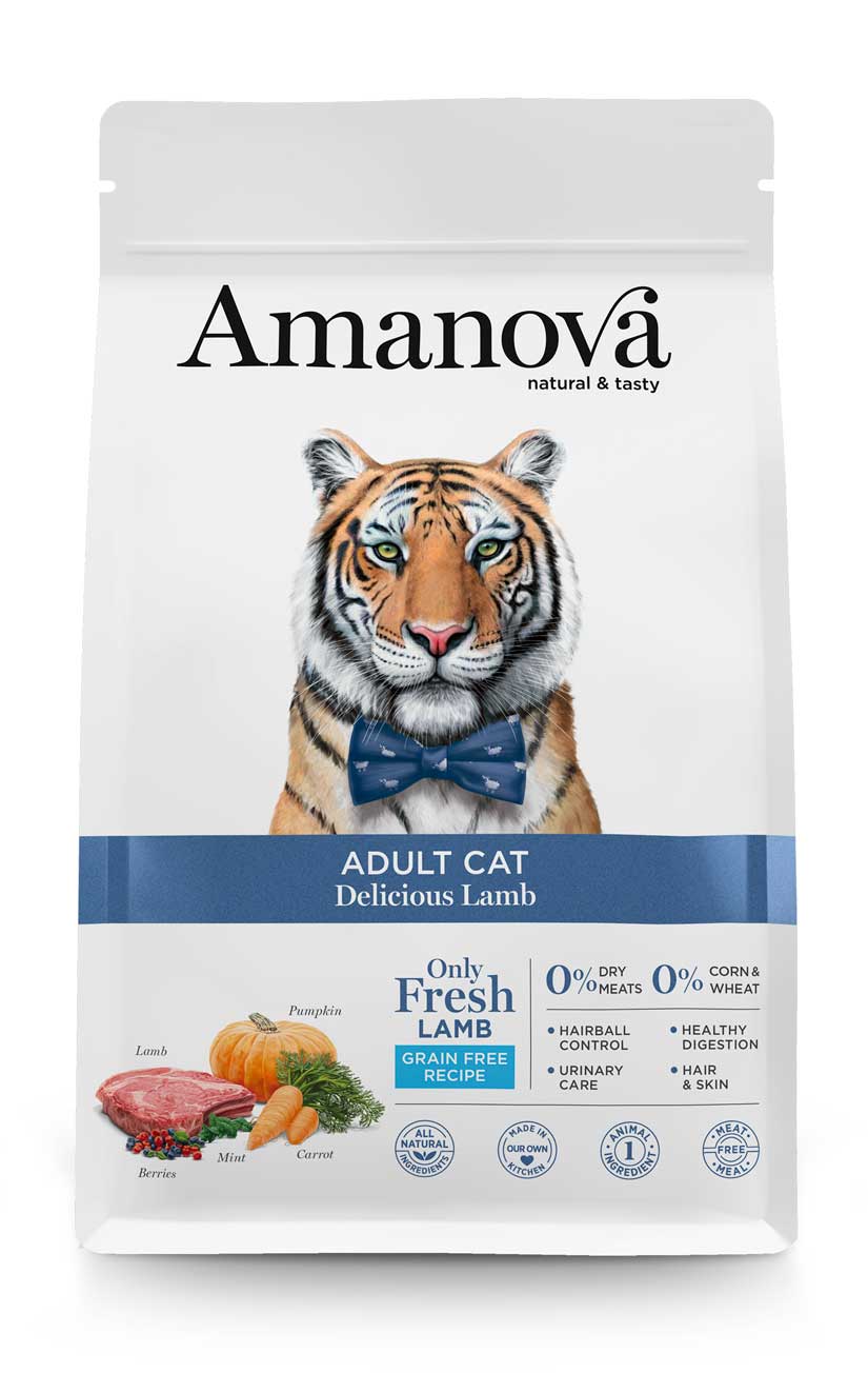Amanova cat adult Delicious janje 4kg GF