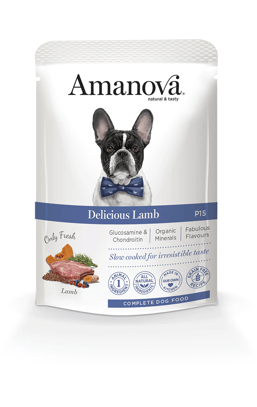 Amanova dog 300g Delicious janje/buča 1/12