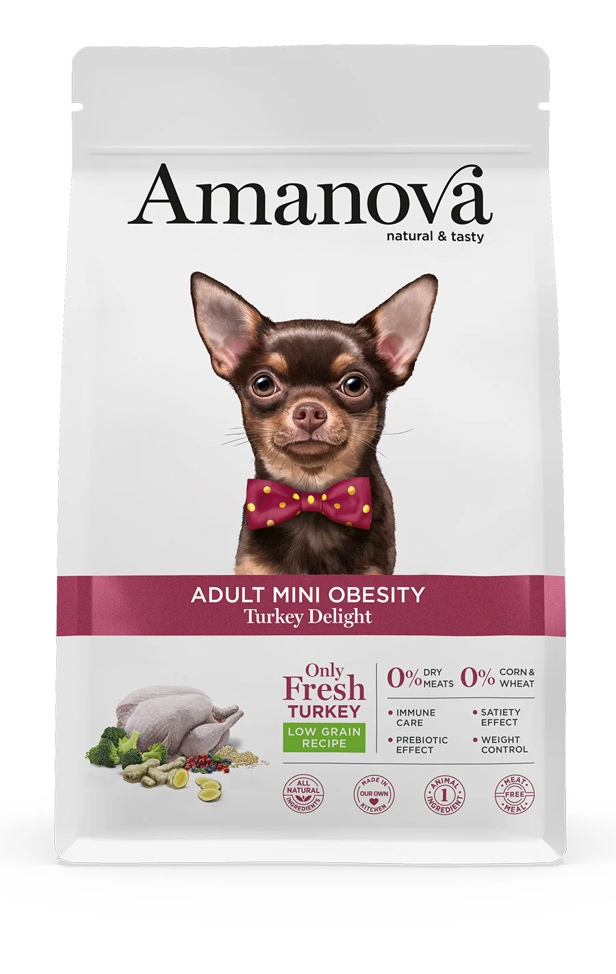 Amanova dog adult mini Obesity pura 7kg