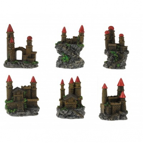 Akvarijski Ukras Dvorac 8-10cm mix Tatrapet