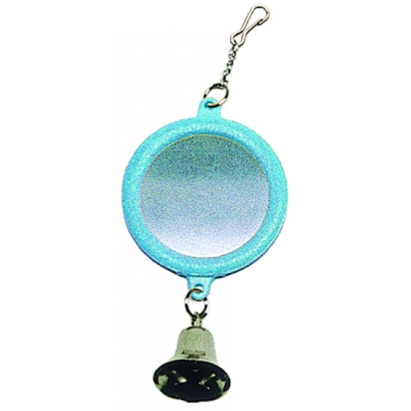 Igračka za Ptice ogledalo plast.+zvono 5,5x14cm Tatrapet