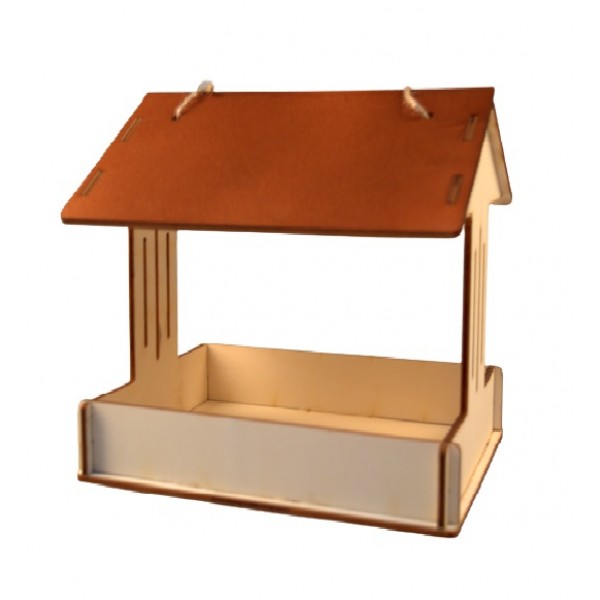 Kućica za ptice drvena 19,8x22x18cm