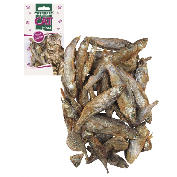 Poslastica za mace sušene ribice 30g Tatrapet