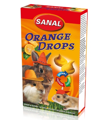 Poslastica za Glodavce Sanal 45g Orange drops