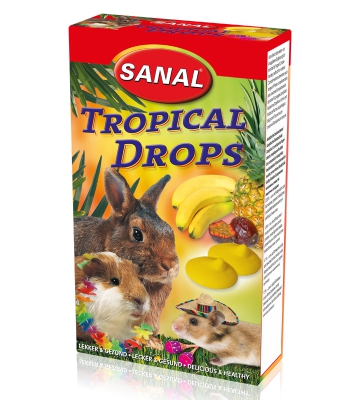 Poslastica za Glodavce Sanal 45g Tropical drops