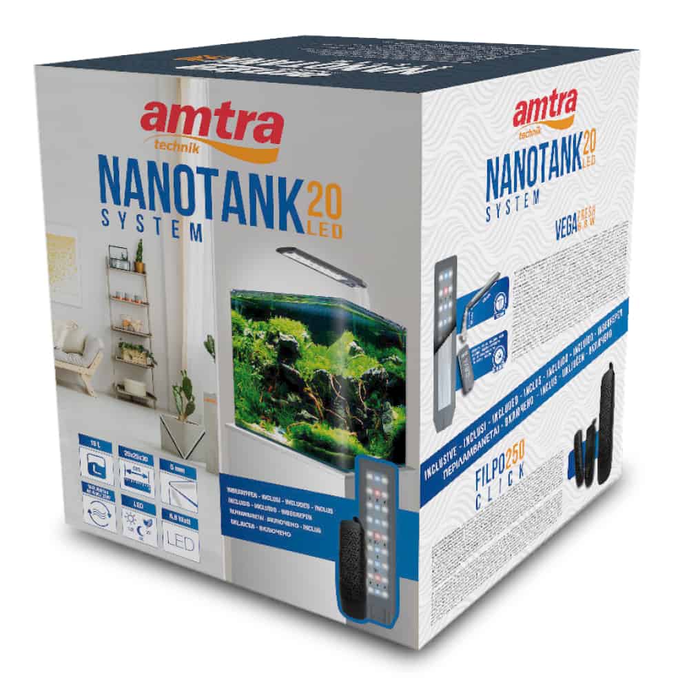 W Akvarij Nanotank System 20 25x25x30cm