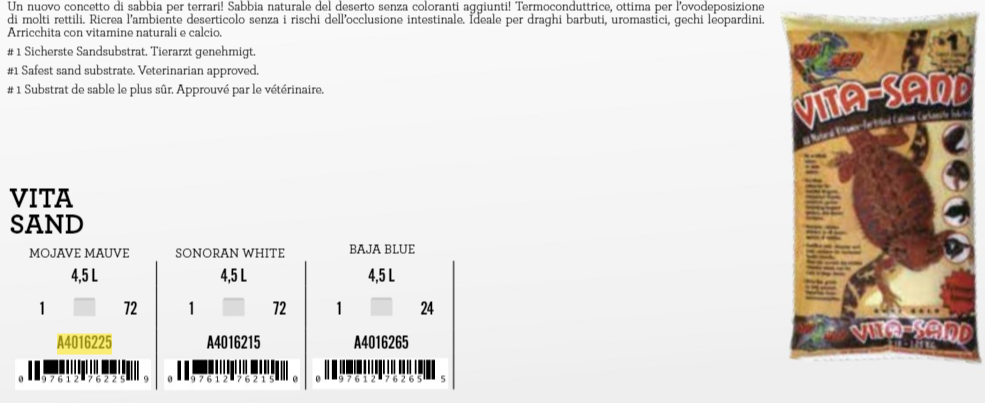 ZooMed VitaSand Sonoran white 4,5kg