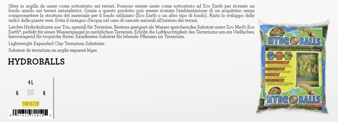 ZooMed Hydroballs 4l